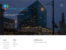 Tablet Screenshot of campbellcoyle.com
